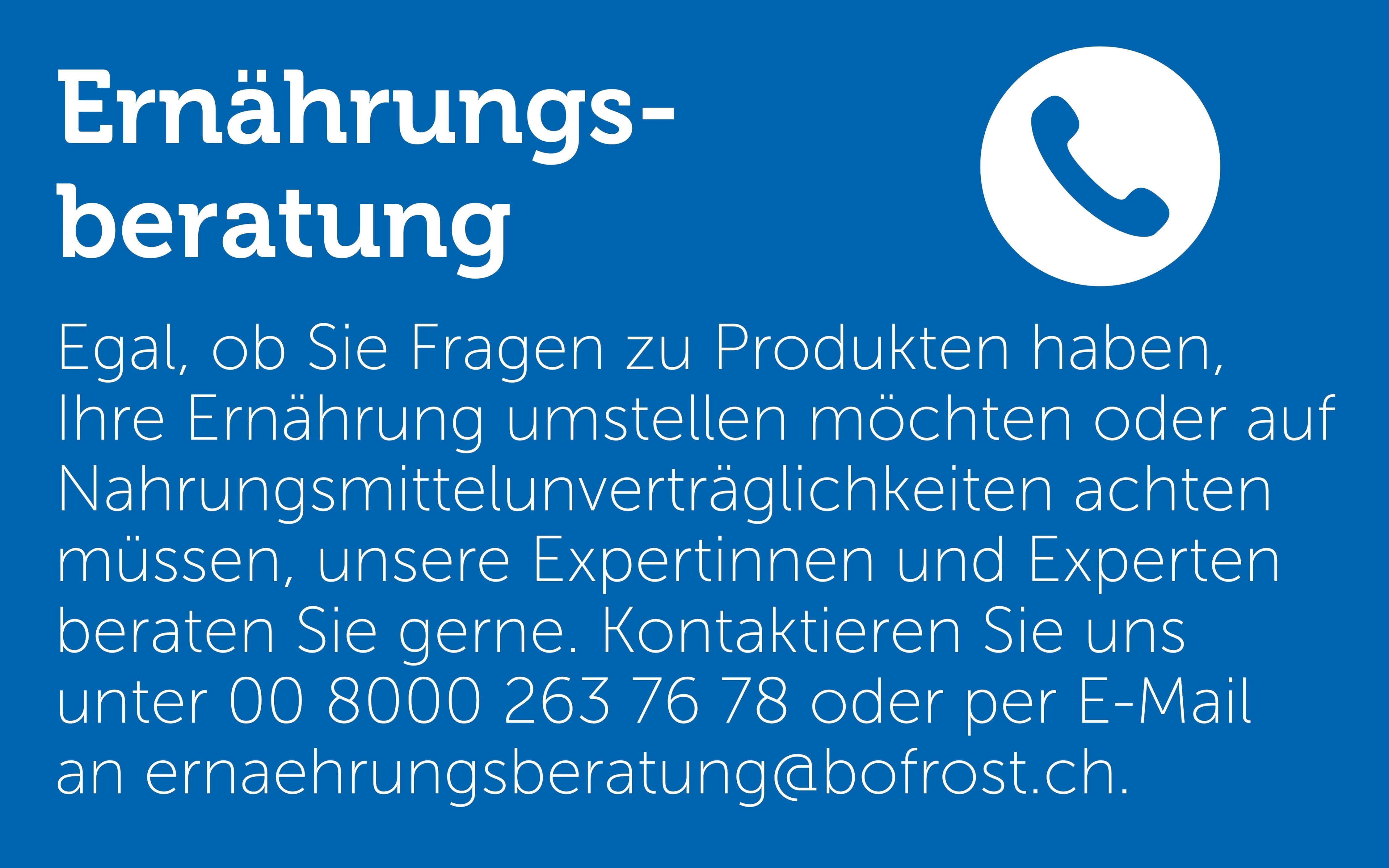 Ernährungsberatung